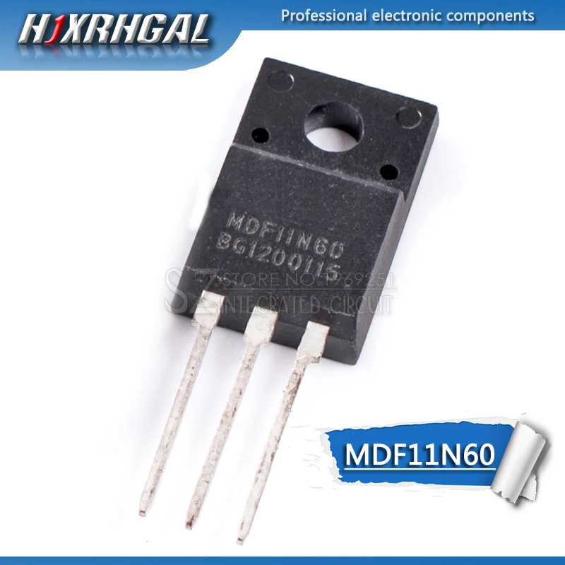 10 шт MDF11N60 К-220 11N60 TO220 MDF11N60TH MDF11N60BTH HJXRHGAL | Электронные компоненты и принадлежности