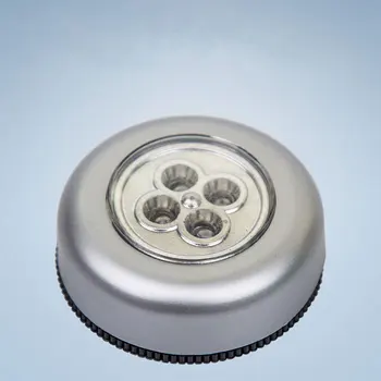 

Wall Stick On Lamp 3/4 LED Touch Light Lamp Battery Powered Stick Tap Home Kitchen Under Cabinet Closet Push Tap Car Home