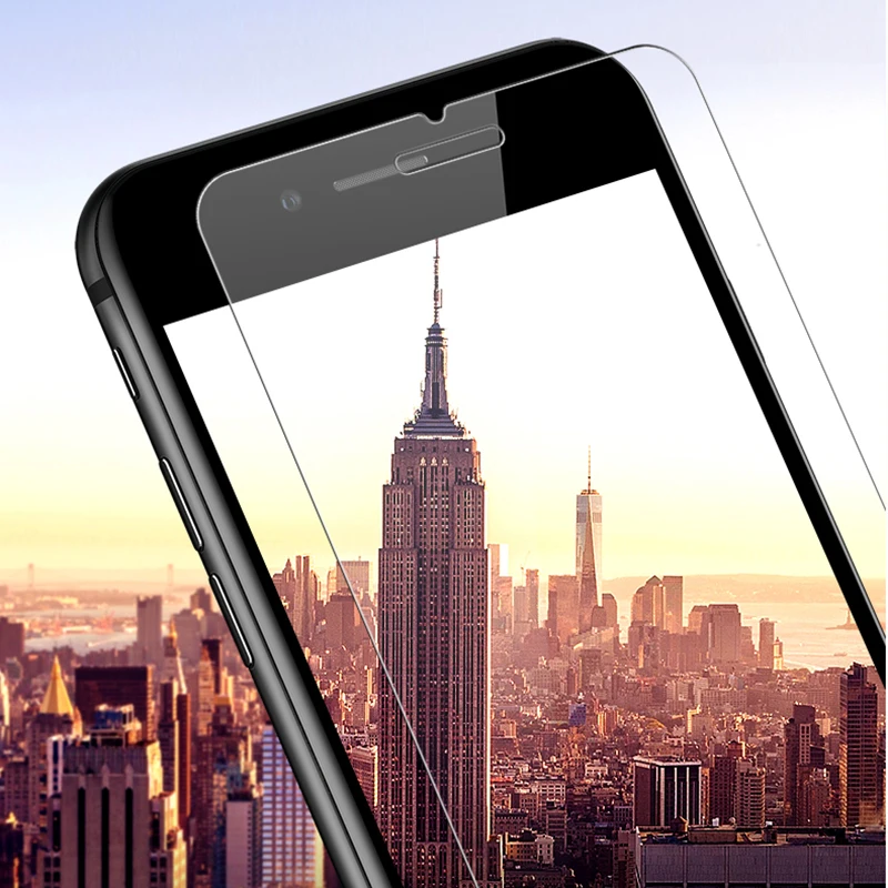 

For iPhone 5 5S SE Tempered Glass Screen Protector Case For iPhone 6 6S Plus Screen Protector Scracth-Proof Glass Cover Caqa