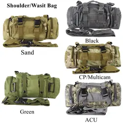 Тактический поясная сумка армейская сумка Военная Униформа Молл камера Camo EDC Утилита Сумка Crossbody с плечевым ремнем ручной