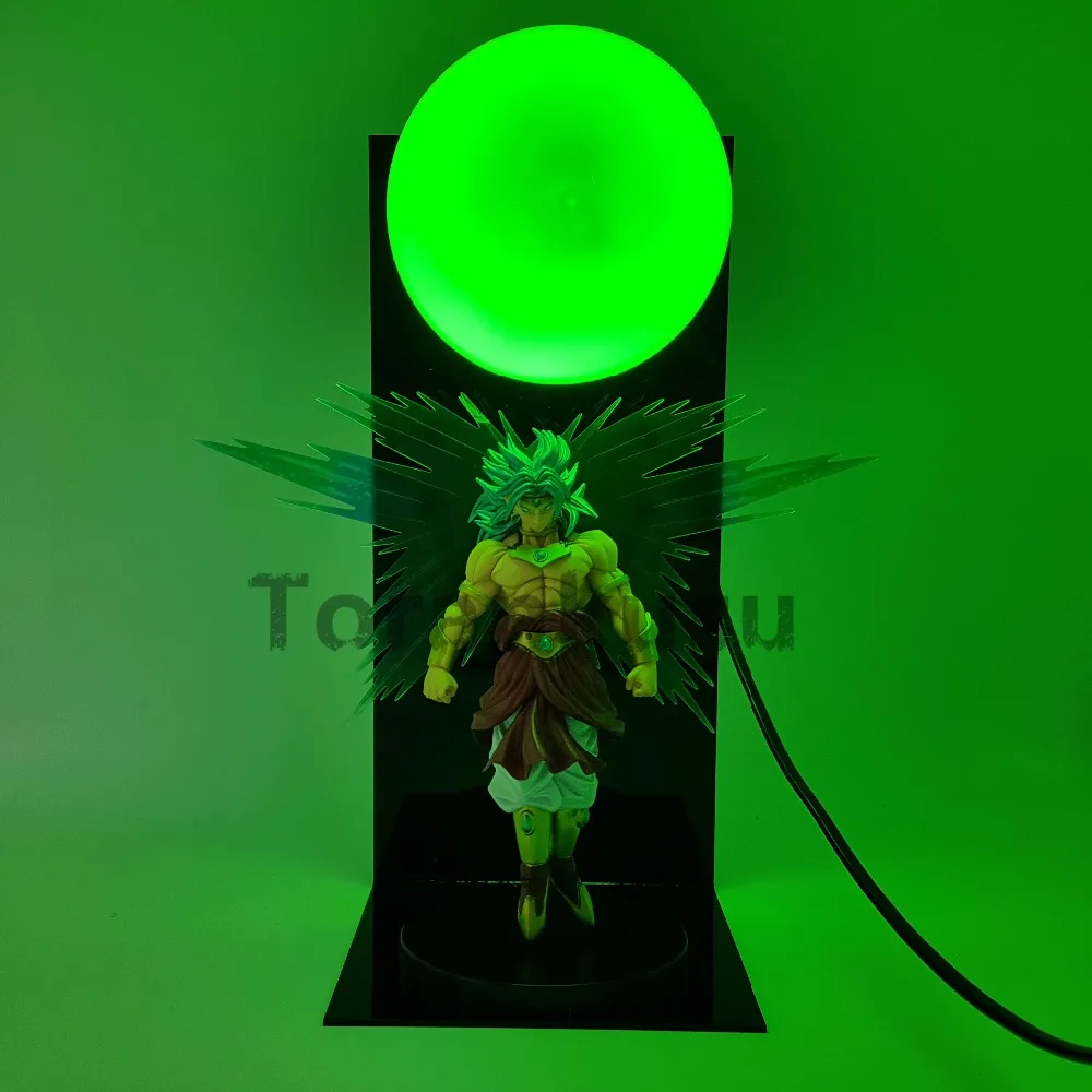 Dragon Ball Z Figurine Broly Power Up Anime Dragon Ball Super Dbz Broly Super Saiyan Modele Jouet Led Ampoule Lumiere Aliexpress