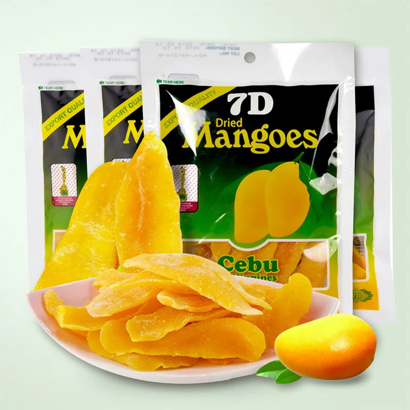 Mango tea instant snack dried fruit food Philippine dried mango snacks