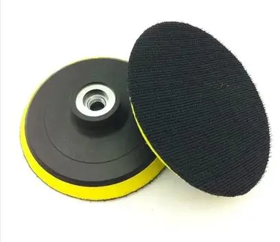 

Free shipping 2PCS high quality rubber made 100*M14mm polishing chuck for being used with velro polishing pad for good polishing