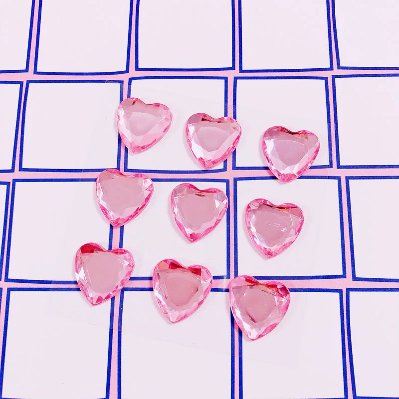 3D «любящее сердце» бриллиантовые наклейки мусор журнал альбом Happy planner телефон украшения наклейки для скрапбукинга DIY ремесло фотоальбомы - Color: Pink
