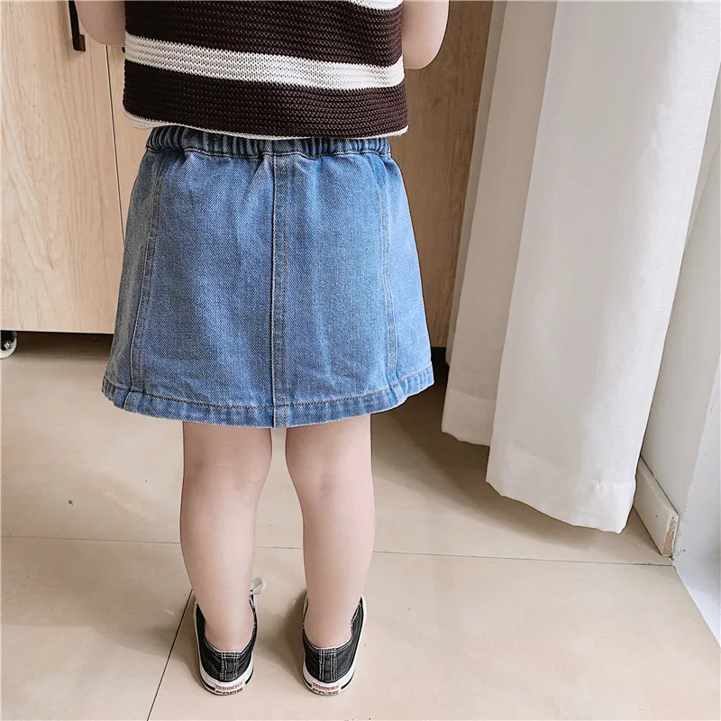 DZIECKO-Girl-Jeans-Dress-2018-New-Autumn-Dress-Children-Clothing-Princess-Dress-With-Tie-Denim-Long