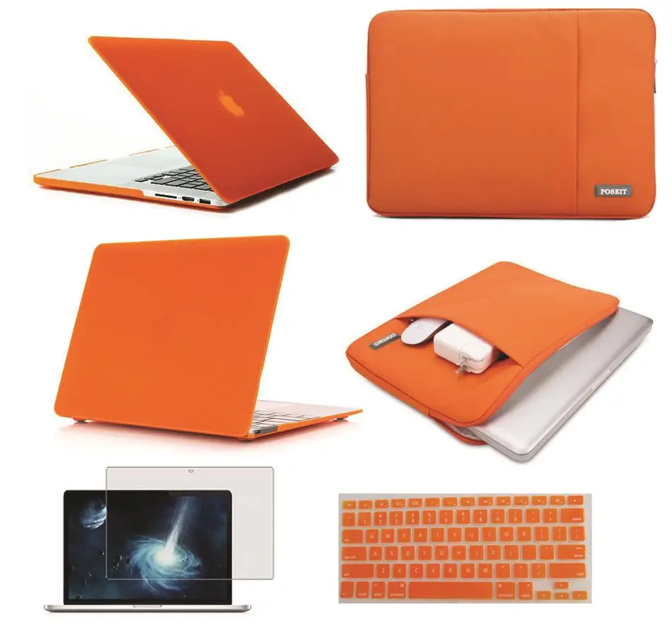 4in1 Matte Hard case sleeve keyboard cover LCD For 2018 Touch Bar A1990/A1989 Macbook Pro Air11 13 Retina 12 13 15 Notebook Bag 4in1 Matte Hard case sleeve keyboard cover LCD For 2018 Touch Bar A1990/A1989 Macbook Pro Air11 13 Retina 12 13 15 Notebook Bag