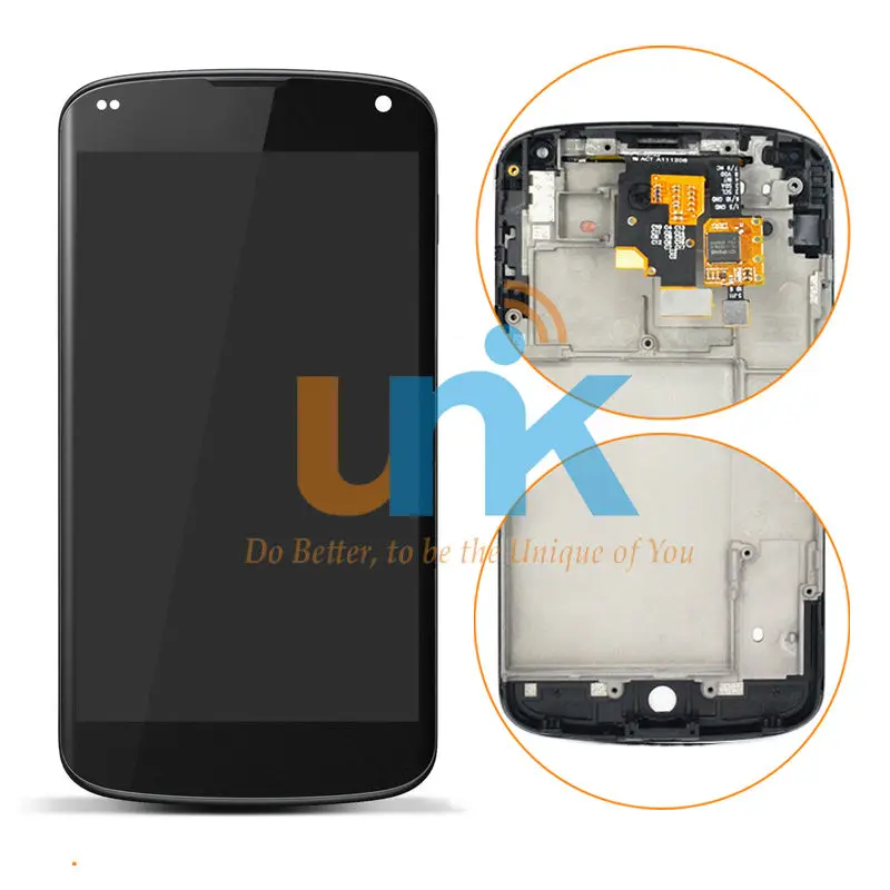Original AAA Replacement Parts LCD Display For LG Nexus 4 E960 LCD Display Touch Digitizer Screen With Frame Assembly Free Ship 5pcs lot 100% original new display screen lcd assembly with frame for lg nexus 5 d820 d821 lcd black