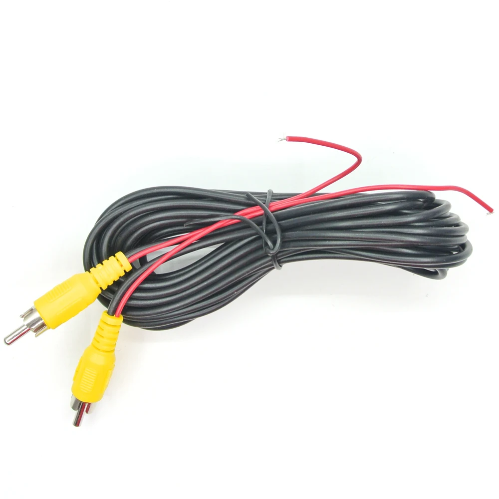 

Car RCA Video Extension Cable For Auto Backup Camera with Detection Wire 6M/20FT