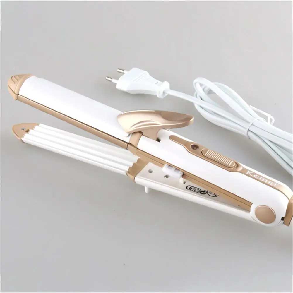 

Multifunctional Electric Splint Hair Iron Straight Hair Curling Dual Purpose Hair Straightener Adjustable Temperature Plate Clam