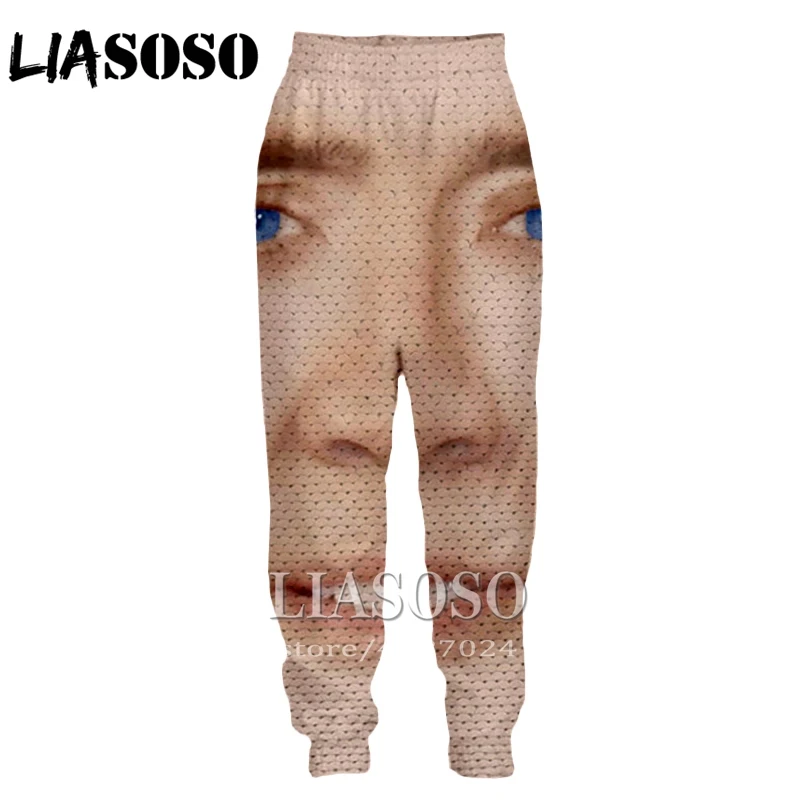 LIASOSO, 3d принт, для мужчин и женщин, мультфильм Николя, клетка, полная длина, тренировочные штаны, зимние штаны, аниме, милые, повседневные, забавные,, брюки E234