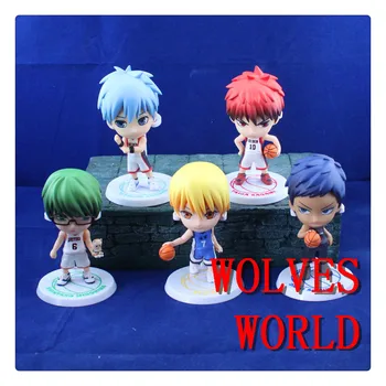 

12cm High Quality Kuroko no Basket Collectable figure Main Charactors in different poses 5pcs/lot