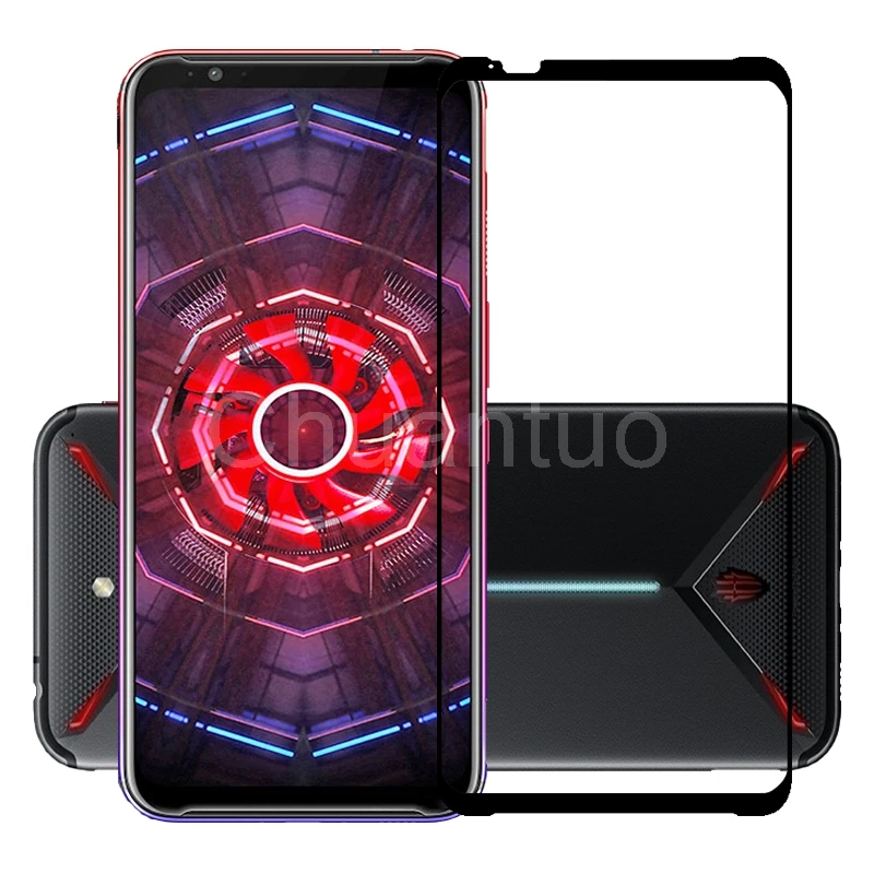

25 Pcs/Lot Full Coverage Screen Protectors For ZTE Nubia Red Magic 3 Scratch Proof Protective Film Tempered Glass