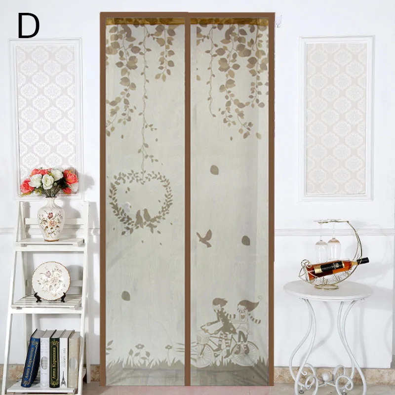 

Magnetic Door Mesh Curtain Insect Mosquito Net Screen Bug Fly Guard Soft Cartoon LBShipping