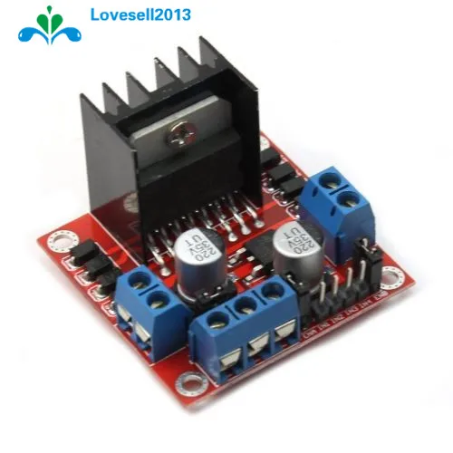 

High Anti-interference Ability! Dual Channel H-Bridge Motor Driver Board L298N DC Stepper Motor Driving Module 5V 2A For Arduino