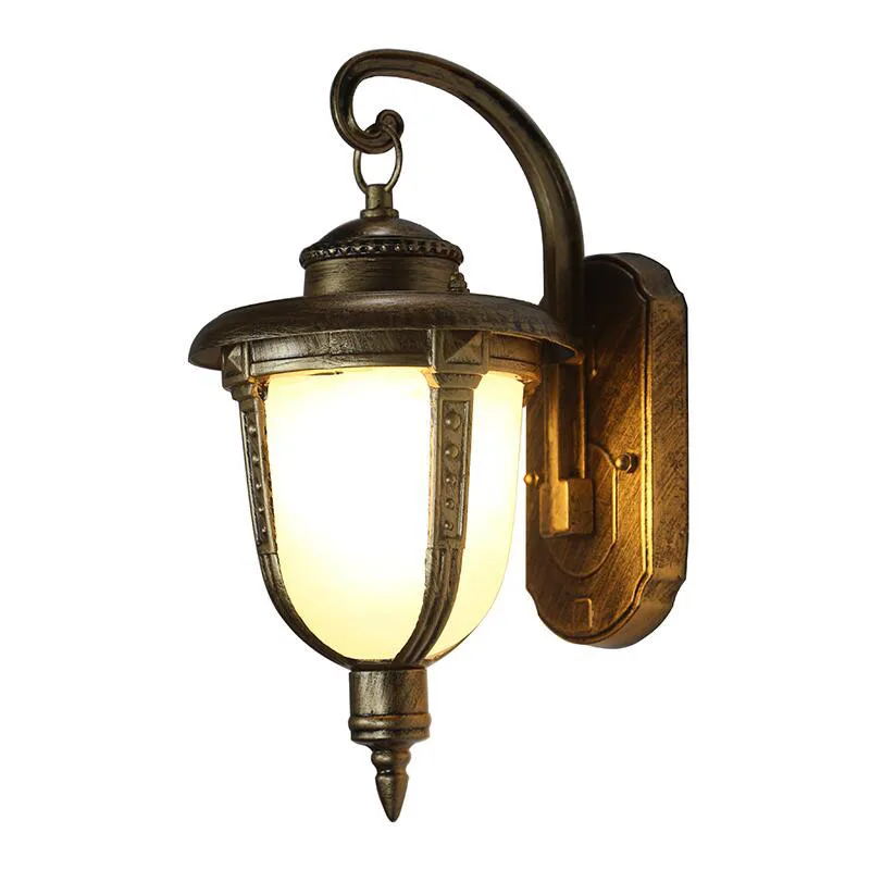 AC85-265V Retro European waterproof outdoor Wall lamps E27 lamp Bronze garden terrace Corridor Yard Road Wall lights
