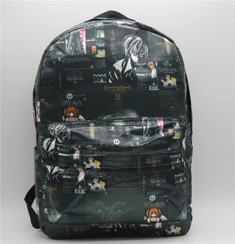 Backpack Death Note Backpack Print School Bag in Backpacks From Luggage 