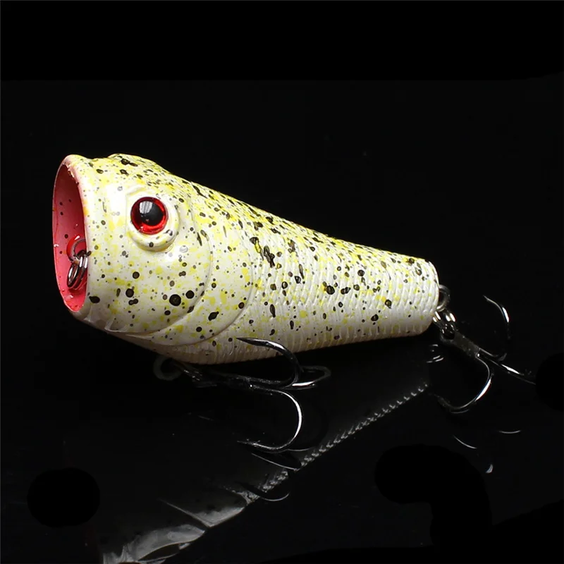 Yuewins 5 cm 7.9g بوبر الصيد السحر إيسكا الاصطناعي الصيد الطعم Crankbait Wobblers 6 # السنانير العائمة Crankbait الكارب بايك QA239