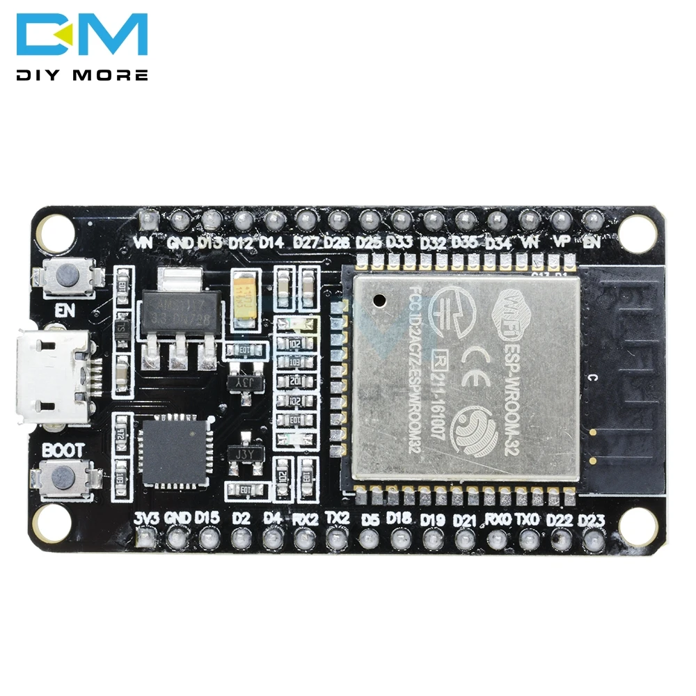 ESP32 ESP-32 CP2102 ESP32S ESP-32S беспроводной WiFi Bluetooth макетная плата усилитель мощности фильтр Модуль микро-usb двухъядерный