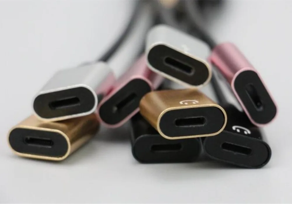 

Hoqueen For iphone 8 7 7 plus Earphone Audio Adapter Charging Connecter Cable Support Music Calling/Charging For IOS 10.3/11