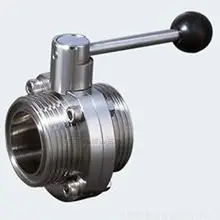 1,7" 45 мм 304 из нержавеющей стали санитарный Т-тип фитинг соединение клапан-бабочка пивоваренный пивной молочный продукт