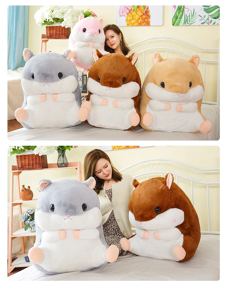 cute fat hamster doll giant cartoon mouse plush toy pillow for children girl sleeping toys birthday gift 65cm 26inch DY50562 (3)