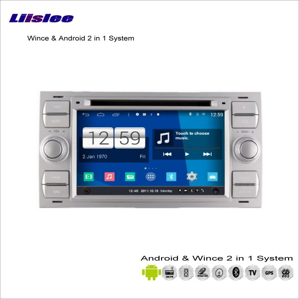 Excellent Liislee Car Android Multimedia For Ford For Focus For C-Max 2005~2007 Radio DVD Player GPS Navigation Audio Video Stereo System 1