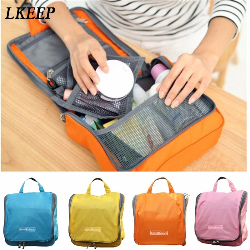 

Large Capacity Cosmetic Bag Waterproof Make Up Bags Toilet Package Hanging Pouch Storage Cosmetic Organizer Travel Accessories