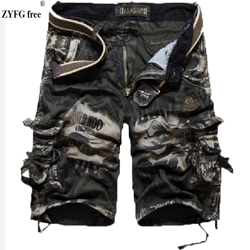 ZYFG free мужские комбинезоны Шорты повседневные шорты с буквенным принтом и средней талией удобные спортивные мужские свободные шорты