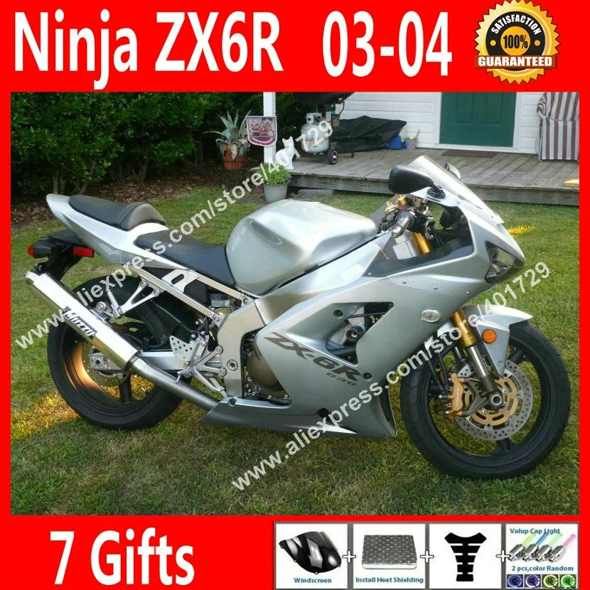 Partial or Complete Fairings Bolt Kits for Kawasaki Ninja ZX6R 636 2003