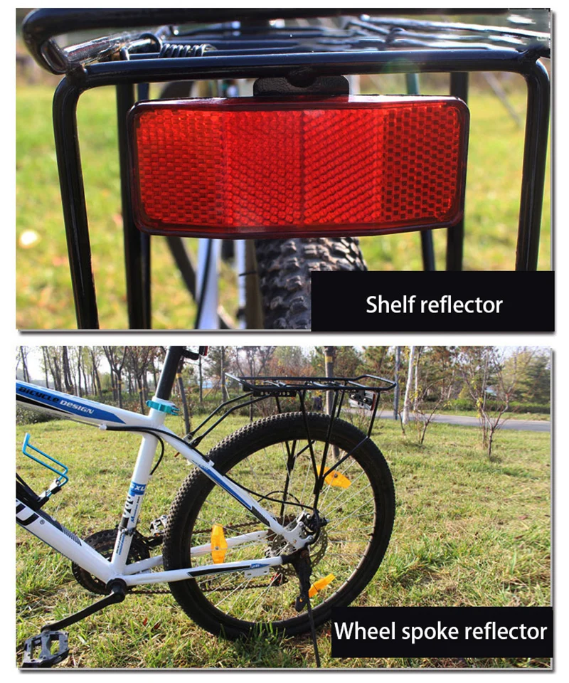 Warning Bicycle Spoke Reflector On Bicycle Wheel Bike Reflective MTB Road Cycling Reflector Safe Bicycle Cycling Accessories