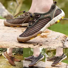 Стильные кроссовки; Летняя мужская водонепроницаемая обувь на плоской подошве; пляжная обувь для бассейна; обувь для плавания; Прямая поставка; calzado hombre