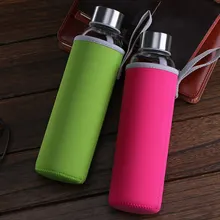 Горячая заварки чая термостойкий стеклянный чайник 360 мл бутылка для воды стеклянная чашка креативные подарки в автомобиль чашки ситечко для чая