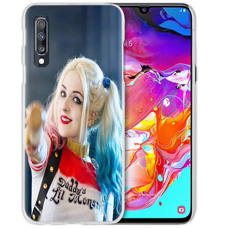 "," Харли Квинн "с принтами" отряд самоубийц "," чехол для samsung Galaxy M40 A50 A80 A70 A60 A40 A30 A20e A10 J4 J6 плюс J8 жесткий чехол из ПК для телефона