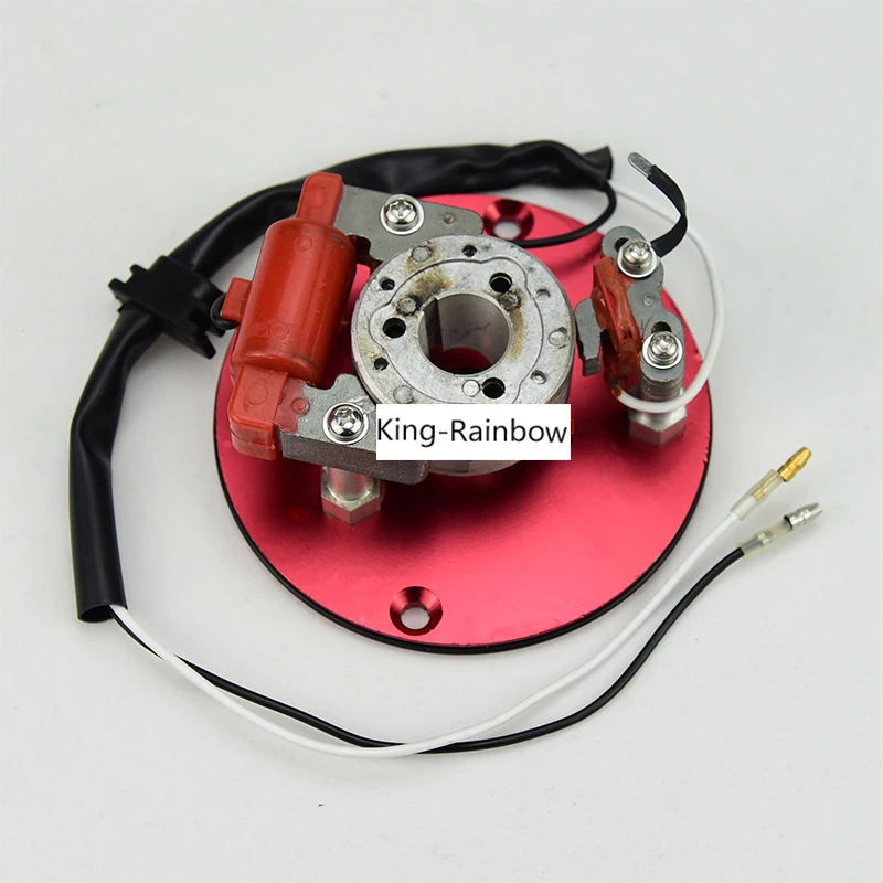 Новый гоночный статор Magneto внутренний ротор комплект CDI красный для 110 125 140cc Lifan YX