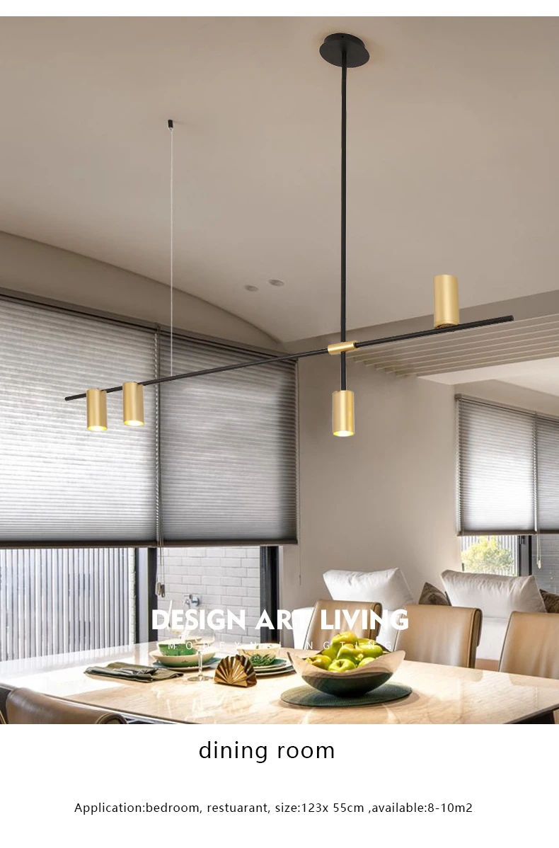 Nordic mordern iron led Designer Pendant Lighting fixtures Light Lamp Kitchen17