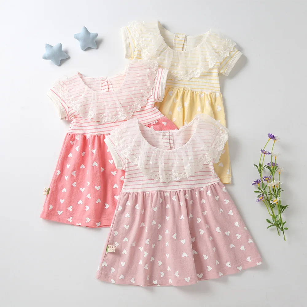 baby dress birthday 1 year summer style cotton baby clothes cute infant