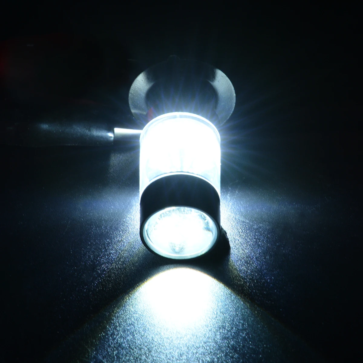 1PCS H6 Motorcycle Fog Light BA20D 2323 LED 100W DC 12V Motorbike DRL Daytime Running Lamp Bulb Super Bright White 6000K