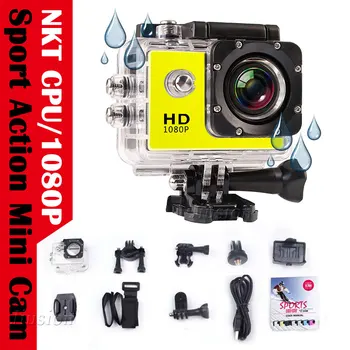 

SJ Full HD 1080P Sport Action Cam Mini Camera Waterproof DV Voice Camcorder Helmet style go pro Screen Water Resistant