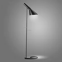 Северно-европейский свет напольная железная лампа торшер стоящая лампа спальня стоячие лампы AJ светодиодный свет украшения прикроватная напольная лампа