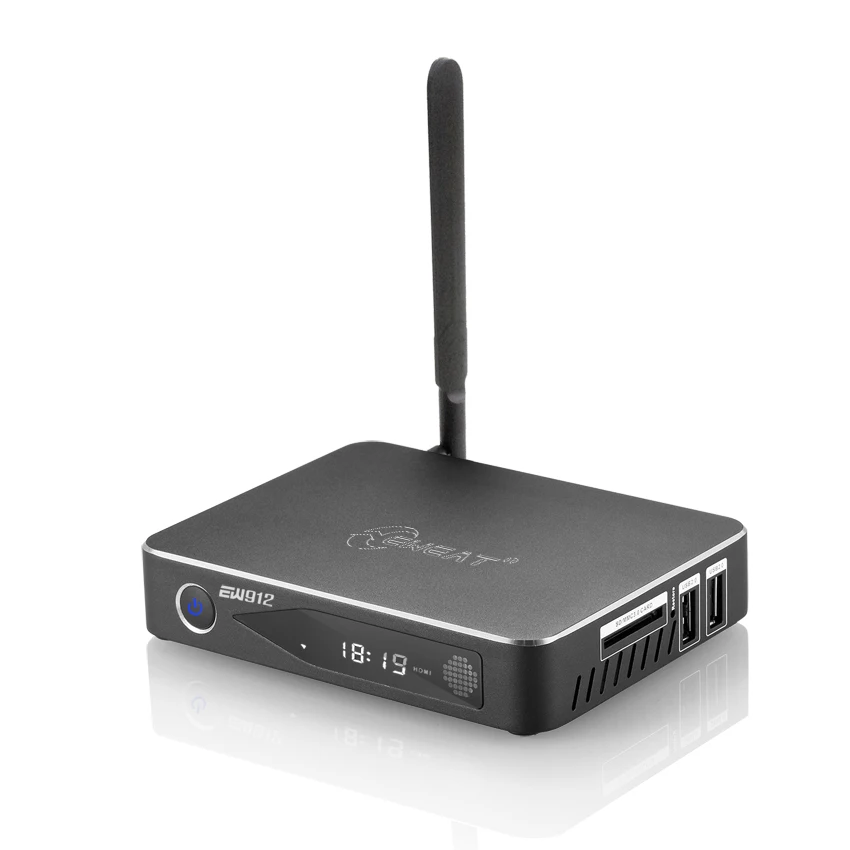 Eweat EW912 Smart Android 6 0 ТВ приставка Amlogic S912 Восьмиядерный 2G 16G 3D 4K 2 4G/5 8G двойной WiFi Bluetooth 4