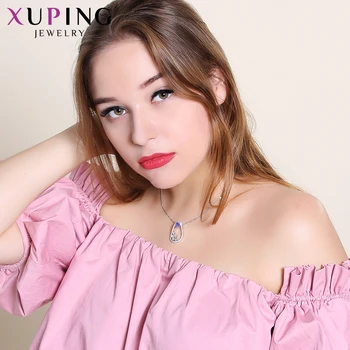 

Xuping Temperament Pendantl Necklace Crystals from Swarovski Best Birthday Gift Christmas Gifts Ladies S151-40220