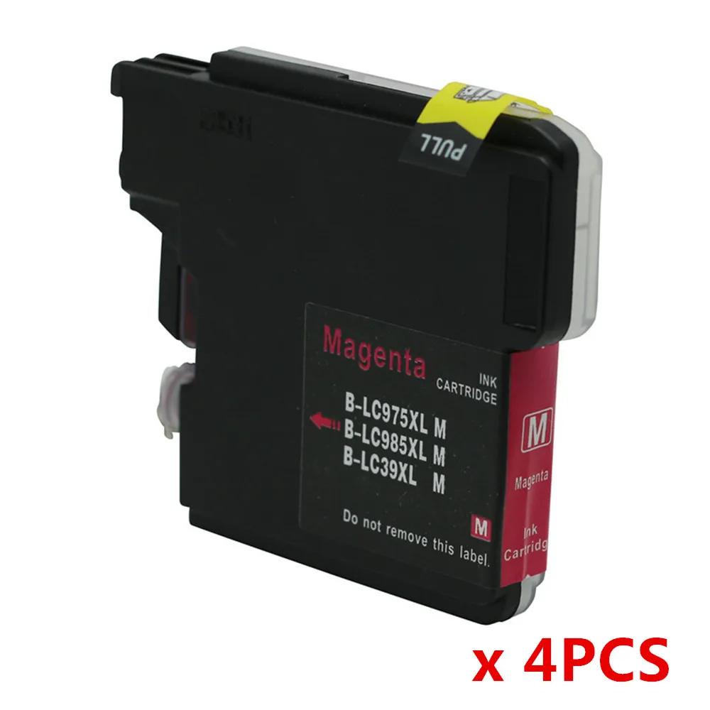 4M LC985 LC975 LC39 чернила картридж совместимый с DCP385C DCP-J125 DCP-J315W MFC-J415W MFC-J410 струйный принтер - Цвет: 4M