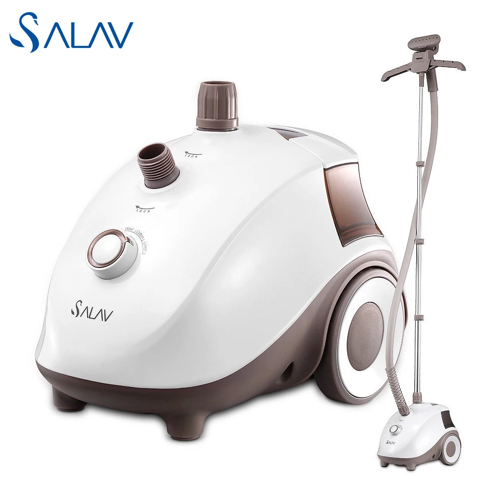 

SALAV GS24 Clothes Steamer Garment 1.5L Big Water Tank 1500W with 4 Steam Settings and 360 Degree Swivel Hanger Big Rollers