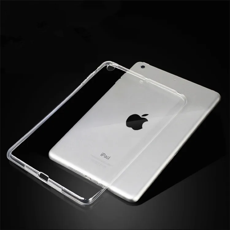 For New iPad 9.7 2017 2018 Case TPU Silicon Transparent Slim Cover for iPad Air 2 Air 1 Pro 10.5 Mini 2 3 4  Coque Capa Funda