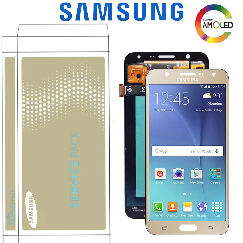 

Original 5.5'' Super AMOLED LCD For Samsung Galaxy J7 2015 J700 J700F J700M J700H Display Touch Screen Digitizer Replacement