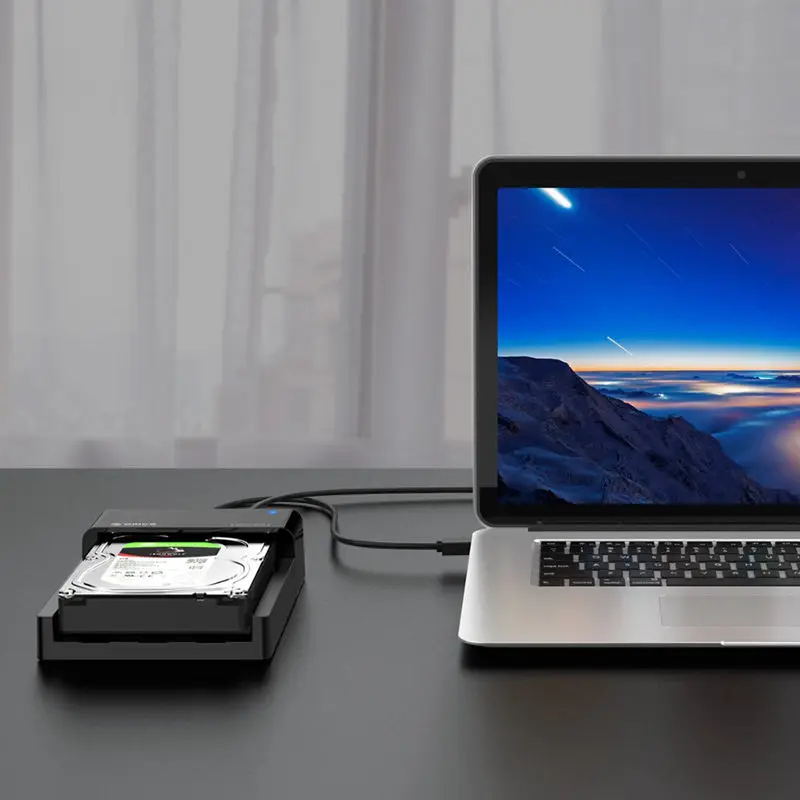 Orico 6518C3 G2 Bk 3 5 дюймовая док станция для жесткого диска 10 Гбит/с Sata к Usb 1 Gen2 Type C Hdd