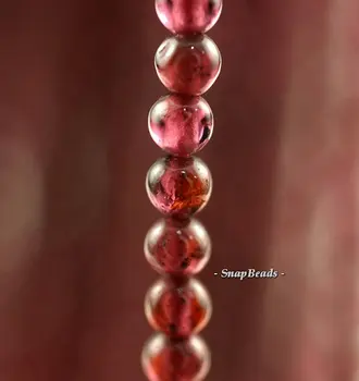 

2mm-3mm Red Garnet Gemstone Grade AA Round 2mm-3mm Loose Beads 14 inch Full Strand (90187187-95)