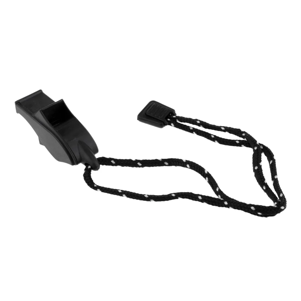MagiDeal Safety Signal Whistle with lanyard for Boating Camping Hiking Hunting Emergency Survival Hand Strap Keychain