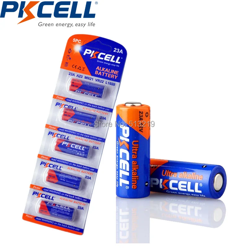 

5Pcs Car remote control key Batteries 23A 12V Alkaline Battery equal to L1028