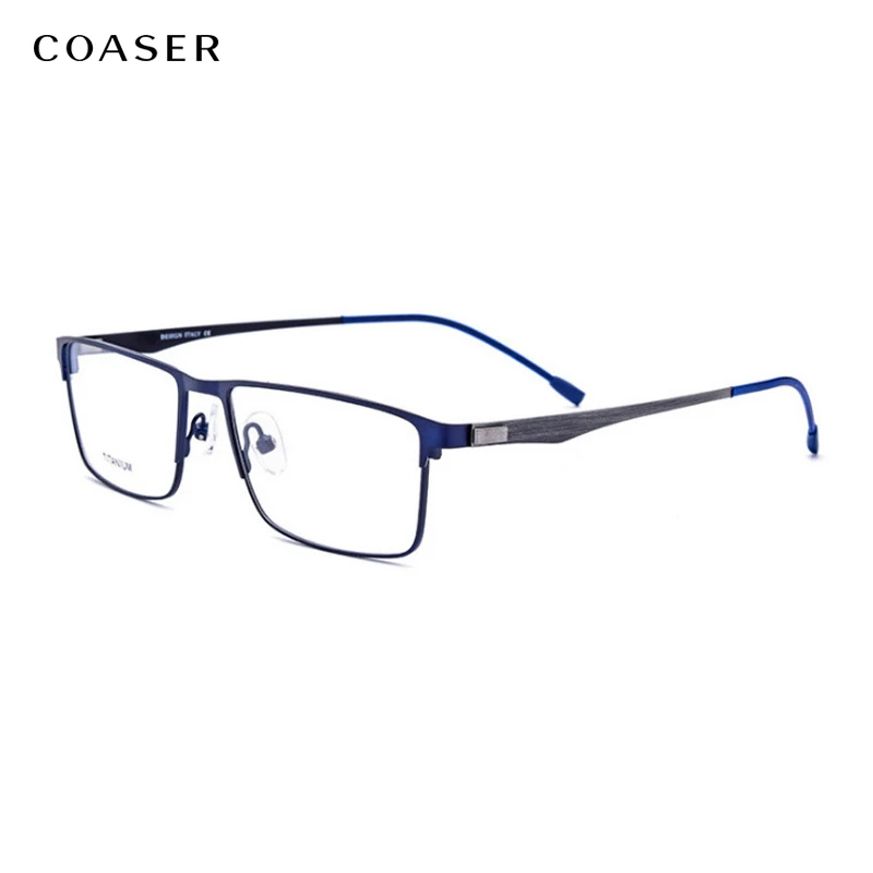 

New Super Light Titanium Alloy Clear Glasses Frame Men Wide Square female eyeglass frame Optical myopia Eyewear spectacle frame